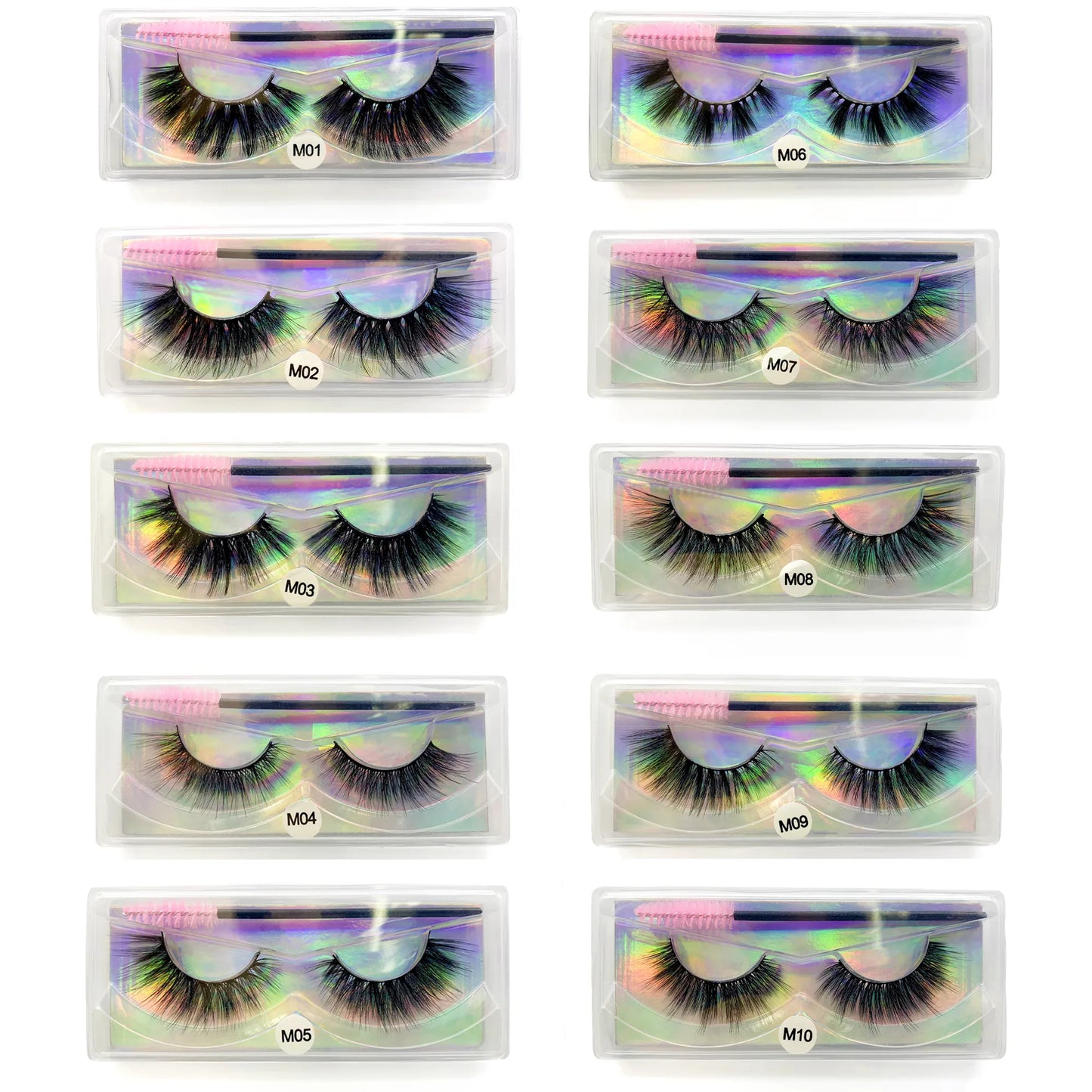 Mink Eyelashes Set