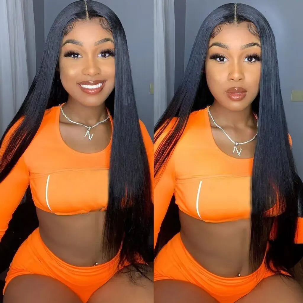 18 Inch Lace Front Human Hair Wig, 180 Density